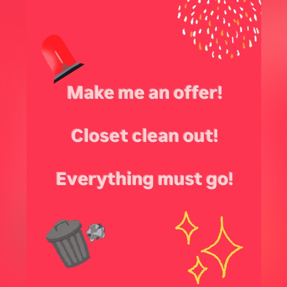 ❣️ Make me an offer! Any item in my closet, up to 50% off!